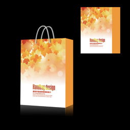 浪漫楓葉手提袋設(shè)計素材 高清PSD模板與印刷指南